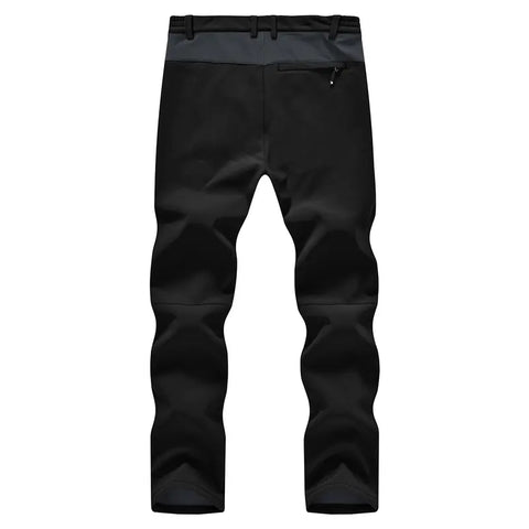 Men’s Fleece-Lined Waterproof Softshell Winter Pants