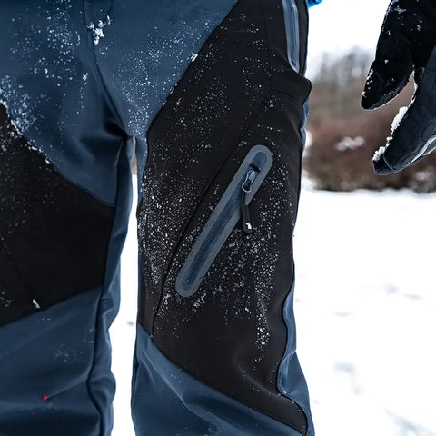 Men’s Fleece-Lined Waterproof Softshell Winter Pants