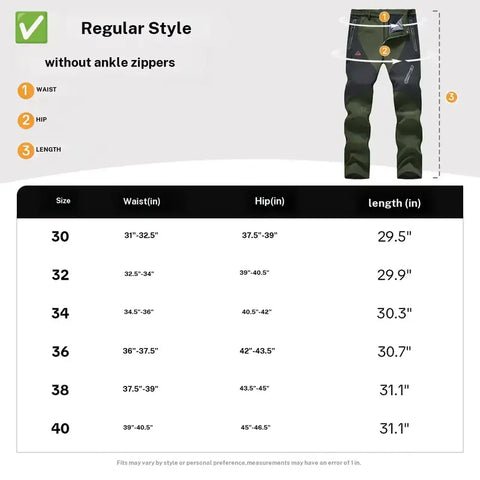 Men’s Fleece-Lined Waterproof Softshell Winter Pants
