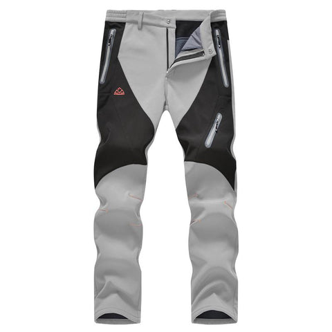 Men’s Fleece-Lined Waterproof Softshell Winter Pants