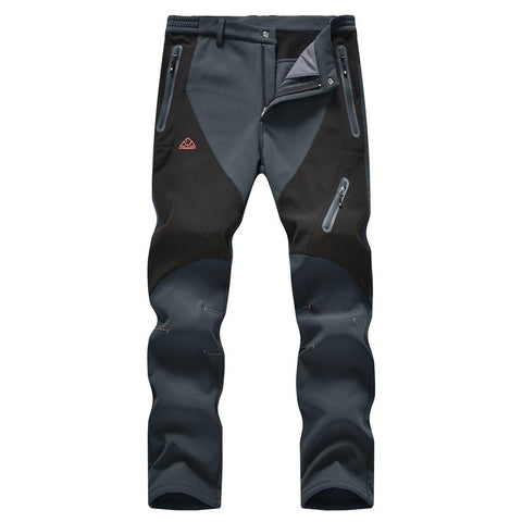 Men’s Fleece-Lined Waterproof Softshell Winter Pants