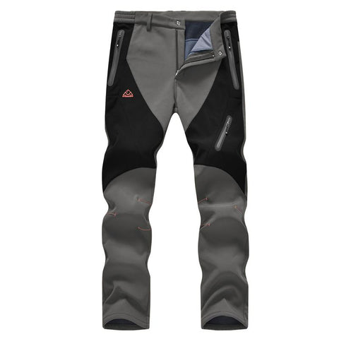 Men’s Fleece-Lined Waterproof Softshell Winter Pants