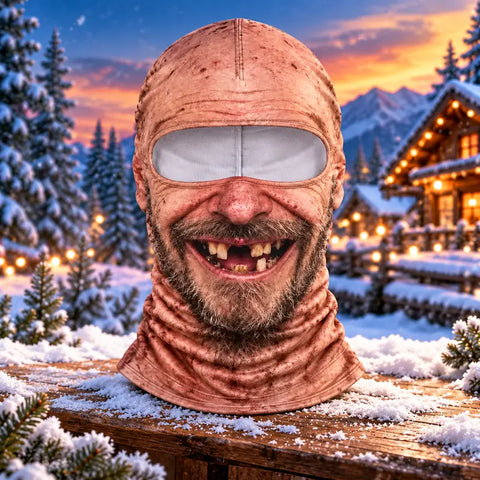 Funny Old Man Thermal Balaclava Face Mask