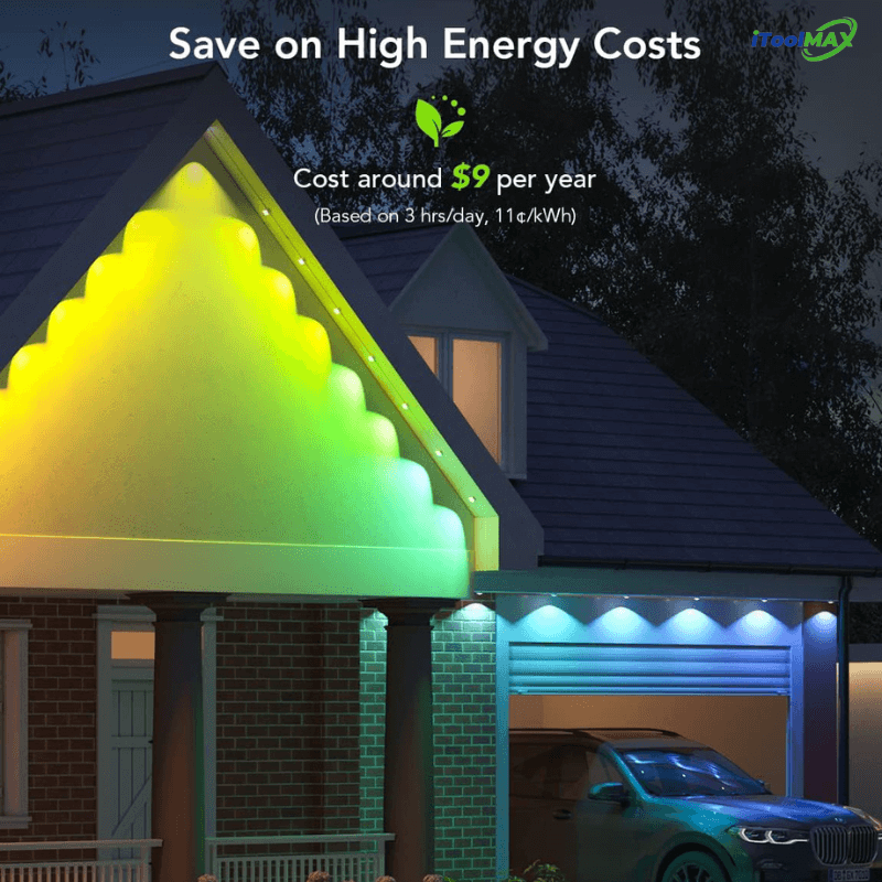 iToolMax Smart RGBIC Permanent Outdoor Lights