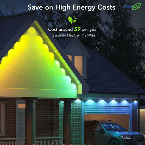 iToolMax Smart RGBIC Permanent Outdoor Lights