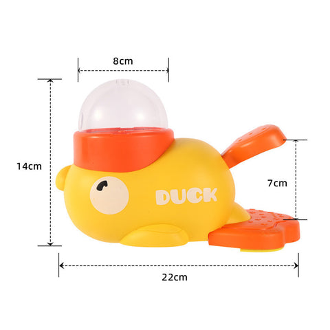 Interactive Cat Puzzle Treat Dispenser Toy, Duck-Shaped Food Slow Feeder for Cats and Small Dogs Enrichment, IQ Training and Exercise 8.6 Inches #SummerVibes #petlovers