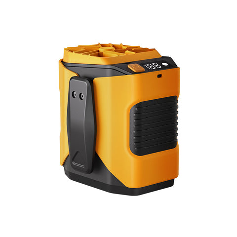 Personal Portable Waist Clip Fan,Rechargeable 5000mAh Battery Power bank,10Speeds Strong Airflow,LED Light,up to 8H of Working Time,Hands-Free Hanging Neck Fan,Wearable Belt Fan for Camping,Outdoor,Jobsite,Farms,Fishing #SummerWins #DealsForYouDays