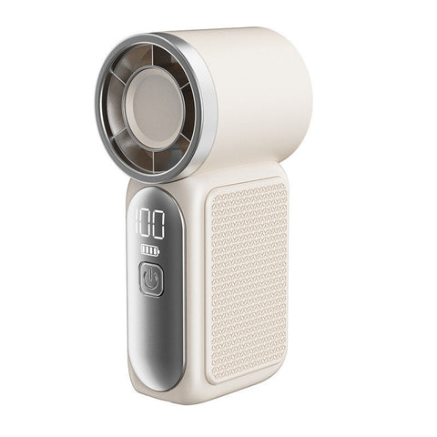 [15H Long Battery Life | 1-100 Speed Turbo] GAIATOP HF-18 Super Mini Handheld Fan, Portable Pocket Fan with Digital Display for Eyelash & Makeup Drying, Hot Flashes, USB Rechargeable Travel Accessory, Gift