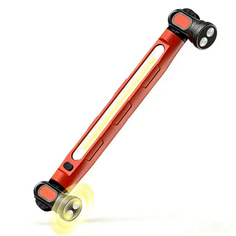 Under-Hood Inspection Light Bar — 3000-Lumen Magnetic LED Light Bar (with Hooks), 5200mAh Cordless Rechargeable Hood Light, Single Unit. Ideal for Auto Technicians, Vehicle Maintenance, and Garage Work.