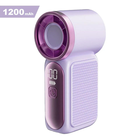 Mini Handheld Fan with LED Display – 6-Speed Turbo Pocket size Fan for Women. USB Rechargeable, High-Speed Cooling for Travel & Makeup. Perfect  Gift.  Portable Refrigeration