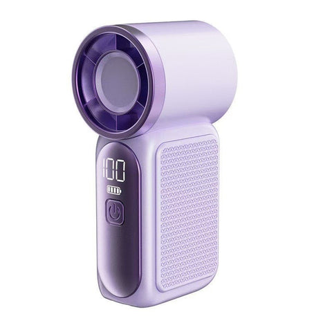 [15H Long Battery Life | 1-100 Speed Turbo] GAIATOP HF-18 Super Mini Handheld Fan, Portable Pocket Fan with Digital Display for Eyelash & Makeup Drying, Hot Flashes, USB Rechargeable Travel Accessory, Gift