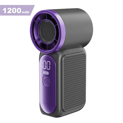 Mini Handheld Fan with LED Display – 6-Speed Turbo Pocket size Fan for Women. USB Rechargeable, High-Speed Cooling for Travel & Makeup. Perfect  Gift.  Portable Refrigeration