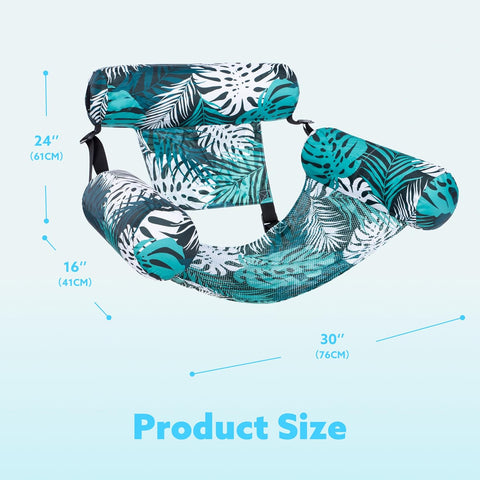 Inflatable Pool Floats Adult, 2 Packs / 1 Pack Floating Lounge Chairs , Blow up Pool Noodles for Adult Heavy Duty, Floating Chair for Party Summer Water Beach Lake Fun Summervibes