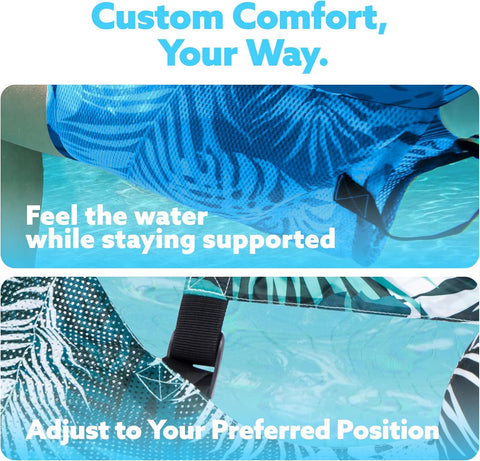 Inflatable Pool Floats Adult, 2 Packs / 1 Pack Floating Lounge Chairs , Blow up Pool Noodles for Adult Heavy Duty, Floating Chair for Party Summer Water Beach Lake Fun Summervibes