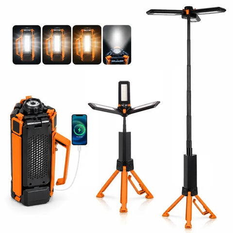 15000mAh Rechargeable Portable LED Camping Post Light