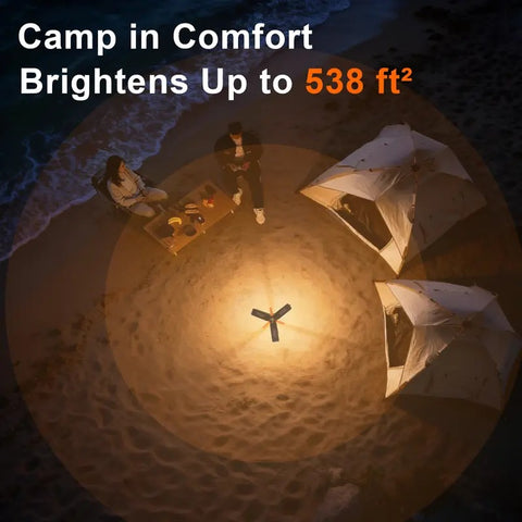 15000mAh Rechargeable Portable LED Camping Post Light