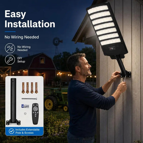 Super Bright Solar LED Outdoor Street Light
