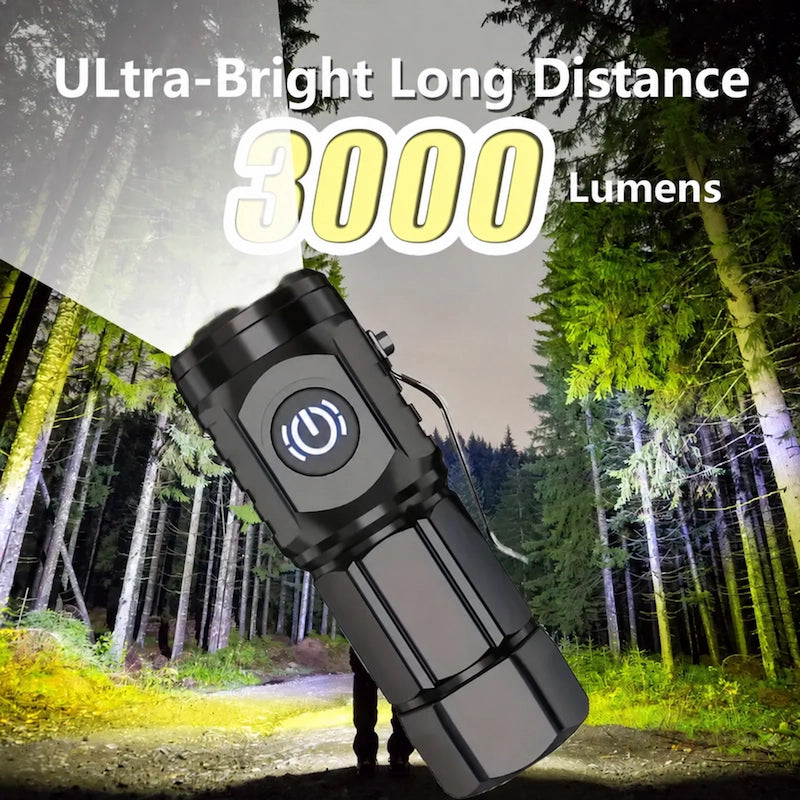 Rechargeable Waterproof Adjustable Tactical Flashlights