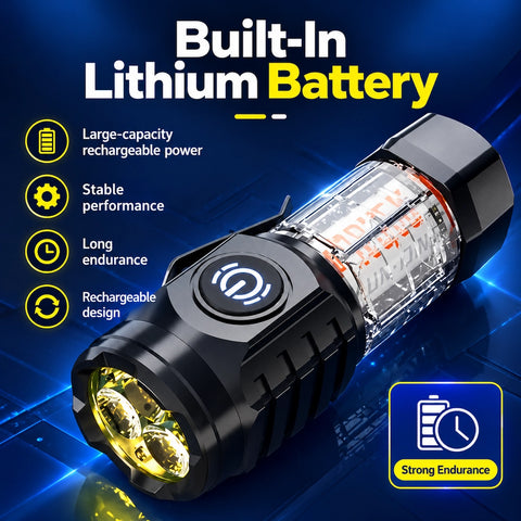 Rechargeable Waterproof Adjustable Tactical Flashlights