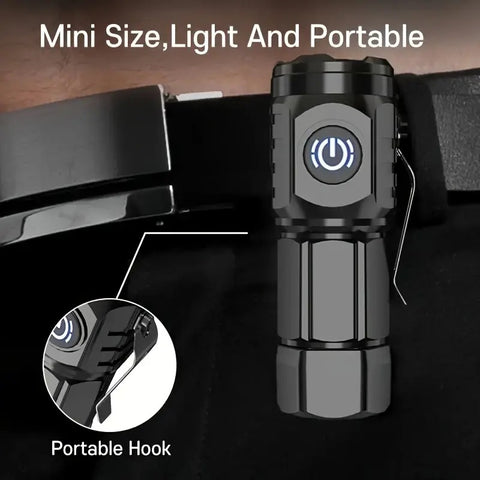 Rechargeable Waterproof Adjustable Tactical Flashlights