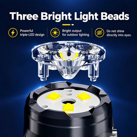 Rechargeable Waterproof Adjustable Tactical Flashlights