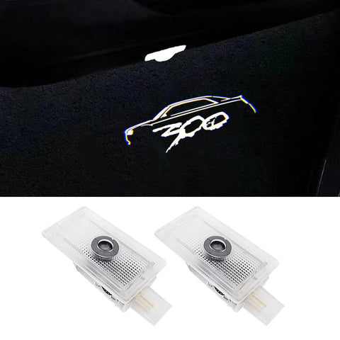 2 Pcs Car LED Door Logo Projector for Chrysler 300 Series