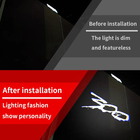 2 Pcs Car LED Door Logo Projector for Chrysler 300 Series